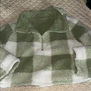 BuffBunny In Tents Reversible Crop Fleece